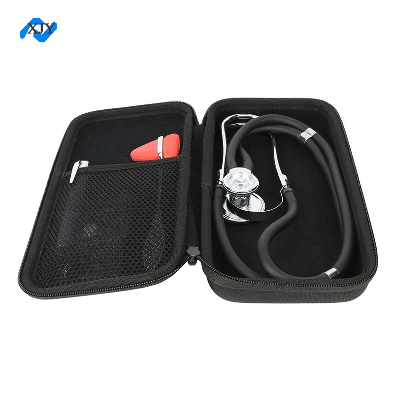 Top Handle Easy Carrying Shockproof Stethoscope Eva Hard Case With Zipper